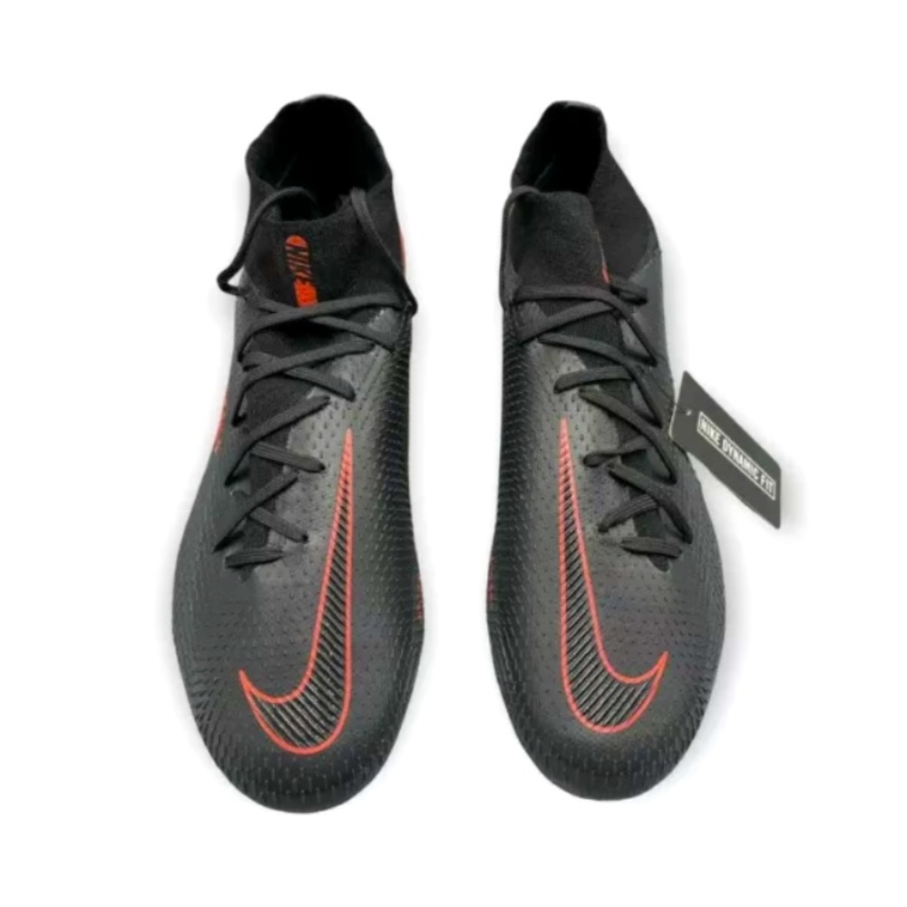 Nike Phantom GT Elite DF FG Mens Soccer Cleats Size 11 BLK/RED BRAND NEW